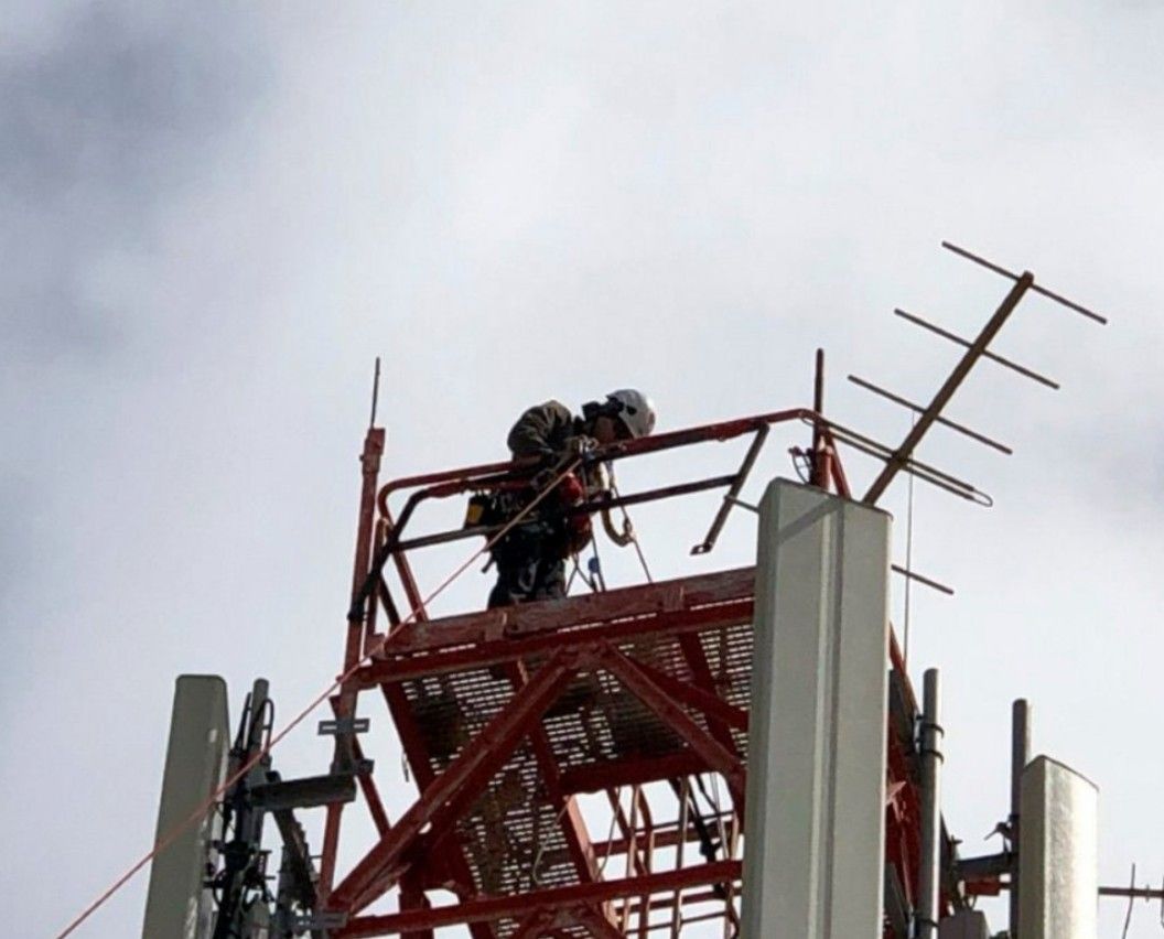 trabajos en altura en torres de telecomunicacion
